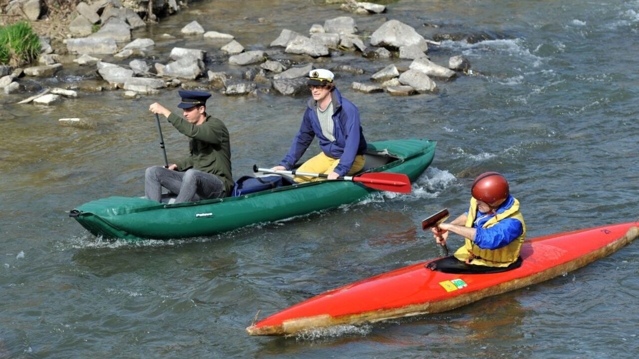 V Prešove vítali jar, vody Torysy odomkol vodník