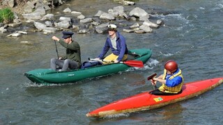 V Prešove vítali jar, vody Torysy odomkol vodník