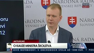 TB M. Beblavého o kauze ministra školstva