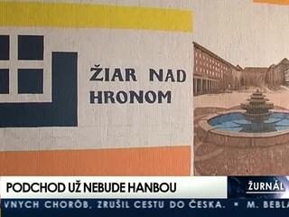 Podchod v Žiari nad Hronom čaká premena, steny okrášlia dominantami mesta