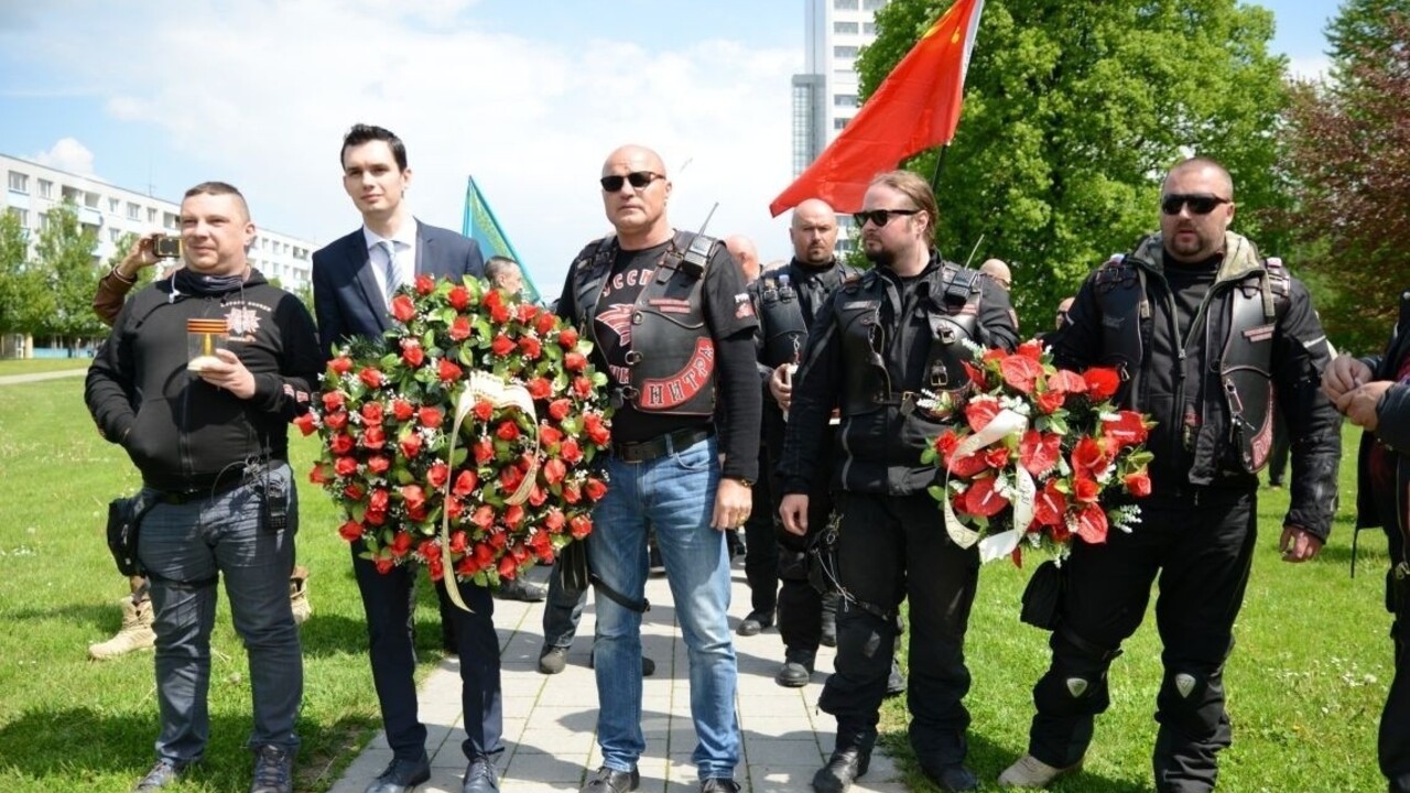 Fotogaléria: Putinovi motorkári prišli aj do Banskej Bystrice