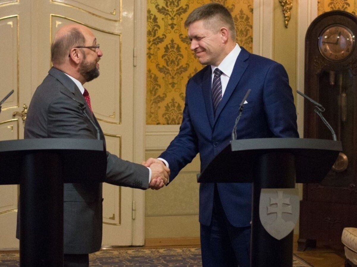 Schulz sa na Slovensku stretol s Ficom, témou bolo predsedníctvo