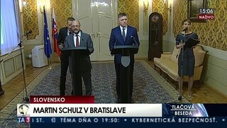 TB M. Schulza a R. Fica po spoločnom stretnutí
