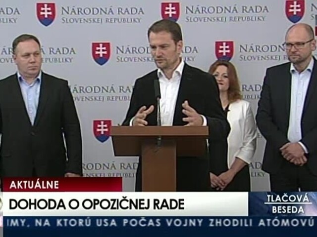 TB strán SaS a OĽaNO-NOVA o podpísaní dohody o Opozičnej rade
