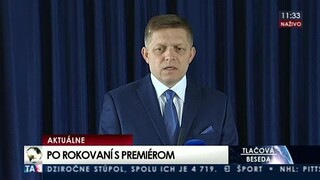 TB R. Fica a L. Žitňanskej po spoločnom pracovnom rokovaní