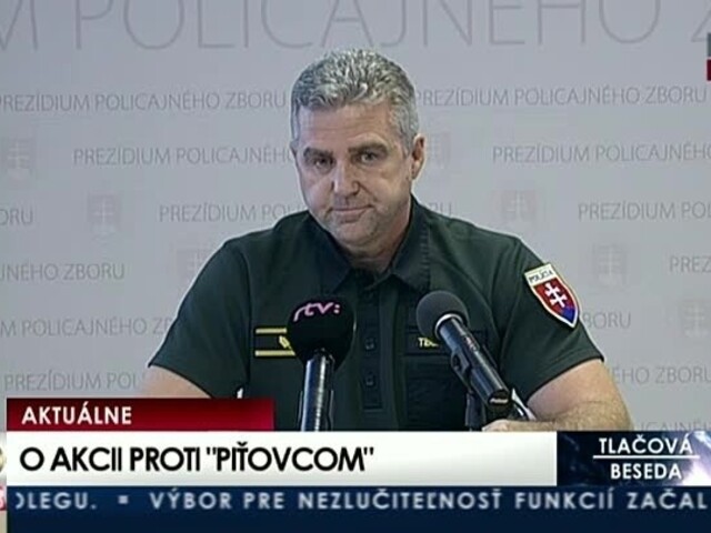 TB T. Gašpar o akcii proti "piťovcom"