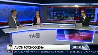 HOSTIA V ŠTÚDIU: K. Habšudová a M. Boháč o podujatí AVON Pochod 2016