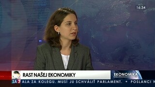 HOSŤ V ŠTÚDIU: K. Muchová o raste našej ekonomiky