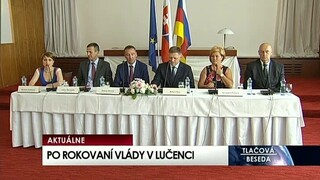 TB po rokovaní vlády v Lučenci