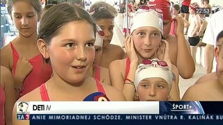 Malí plavci súťažili o účasť na prestížnom kempe Martiny Moravcovej