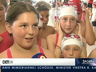 Malí plavci súťažili o účasť na prestížnom kempe Martiny Moravcovej