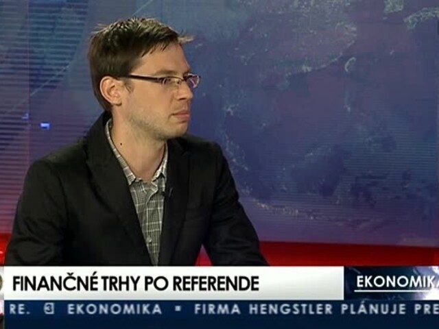 HOSŤ V ŠTÚDIU: J. Beňák o finančných trhoch po referende
