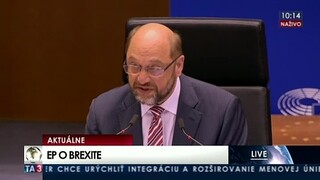 Vyhlásenie M. Schulza zo zasadnutia Európskeho parlamentu