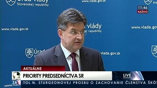 TB M. Lajčáka o prioritách predsedníctva Slovenskej republiky