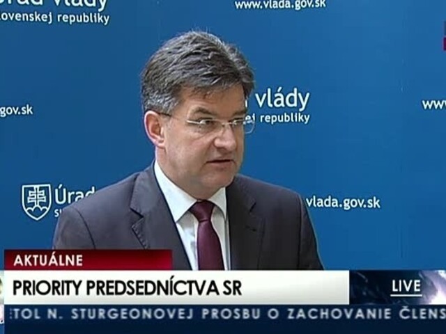 TB M. Lajčáka o prioritách predsedníctva Slovenskej republiky