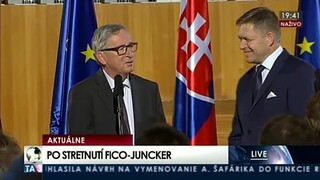 TB R. Fica a J. C. Junkera po spoločnom stretnutí