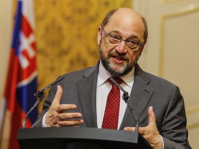 Slovensko môže byť symbolom spájania národov, tvrdí Schulz