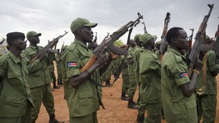 Južný Sudán vojaci zbrane 1140 px (SITA/AP)
