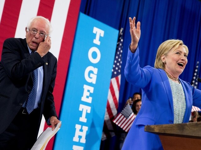 Clintonová sa cíti omnoho príjemnejšie, Sanders sa za ňu verejne postavil