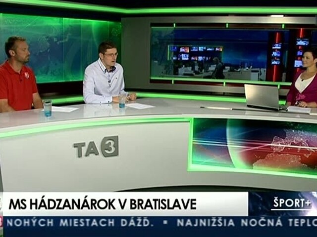 HOSŤ V ŠTÚDIU: J. Beňadik a P. Brunovský MS hádzanárok v Bratislave