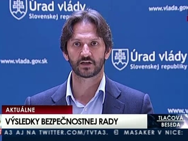 Vyhlásenie R. Kaliňáka po zasadnutí Bezpečnostnej rady