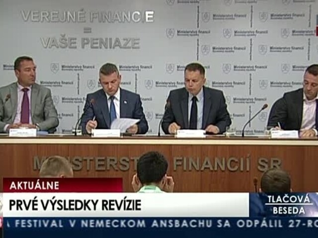TB ministerstva financií o prvých výsledkoch revízie výdavkov
