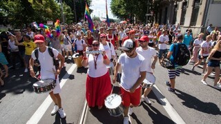ONLINE: V Bratislave sa konal Dúhový Pride, nepáčil sa kotlebovcom ani kresťanom