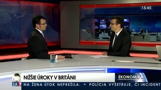 HOSŤ V ŠTÚDIU: V. Vaňo o znížení úrokov v Británii