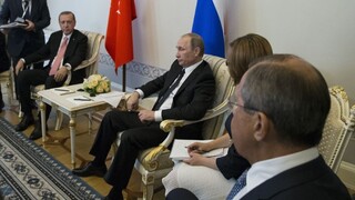 Putin sa na prelomovej schôdzke v Petrohrade stretol s Erdoganom