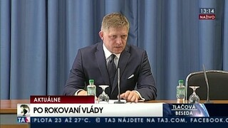 TB R. Fica po skončení rokovania vlády