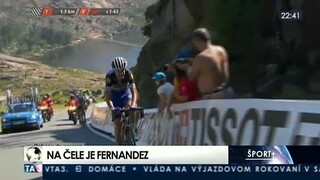 Triumf Genieza v 3. etape Vuelty, novým lídrom Fernández
