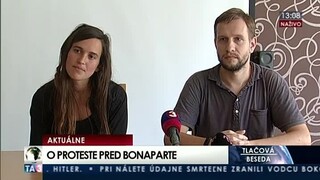 TB bývalých organizátorov protestov Gorila po proteste pred Bonaparte