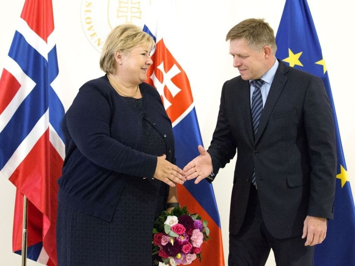 Fico privítal nórsku premiérku, hovorili aj o migrácii