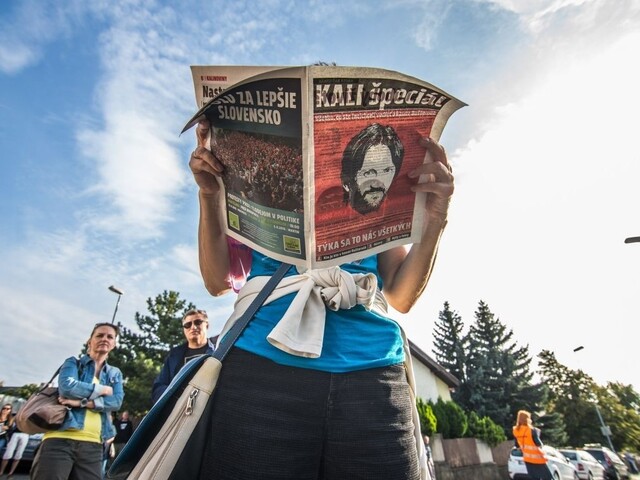 Bonaparte ovládli demonštranti, protest v Banskej Bystrici s komplikáciami
