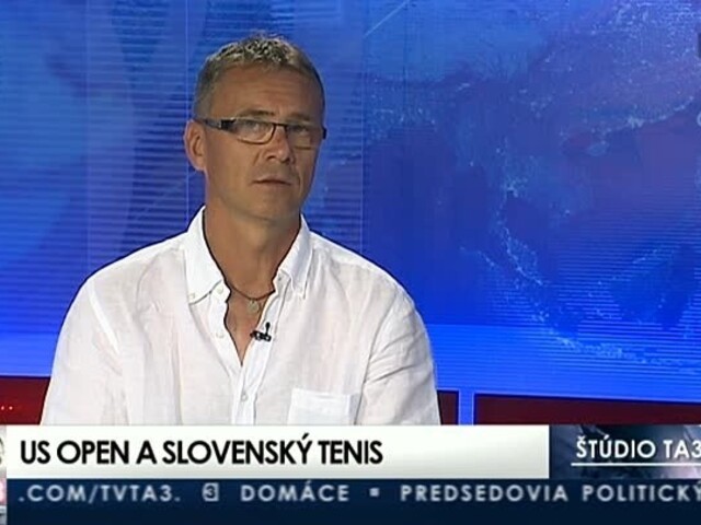 HOSŤ V ŠTÚDIU: Š. Čižmarovič o US Open a o slovenskom tenise