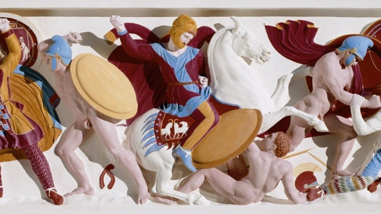 Chladný kameň? Kdeže. Staroveké sochy žiarili toxickými farbami