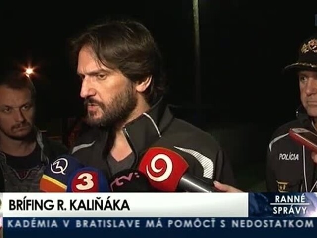 TB R. Kaliňáka po zrútení vrtuľníka