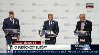 TB D. Tuska, J.C. Junckera a R. Fica o budúcnosti Európy