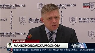 TB R. Fica, P. Kažimíra a L. Šrámkovej o novej makroekonomickej prognóze