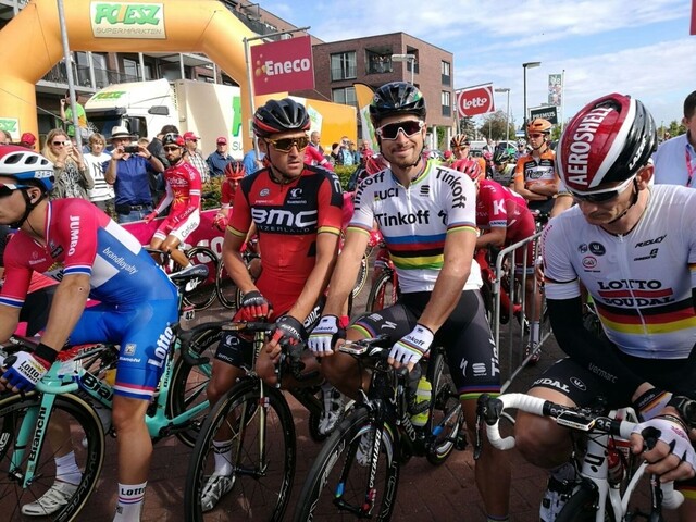 Sagan stratil sekundy v časovke, na stupňoch víťazov zostáva
