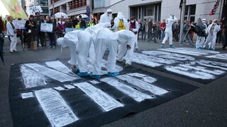 Tisíce ľudí v Bruseli protestovali proti TTIP a CETA, sú vraj neekologické