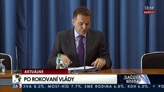 TB po rokovaní vlády