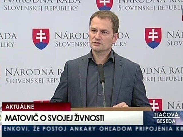 TB I. Matoviča o svojej živnosti
