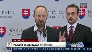 TB poslancov OĽaNO a SaS o pokutách pre podnikateľov a slobode internetu