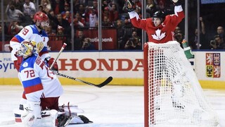 Kanadskí hokejisti vyradili Rusko, idú do finále Svetového pohára