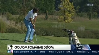 Celebrity hraním golfu pomáhali onkologicky chorým deťom
