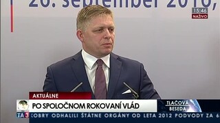 TB R. Fica a B. Sobotku po spoločnom rokovaní vlád