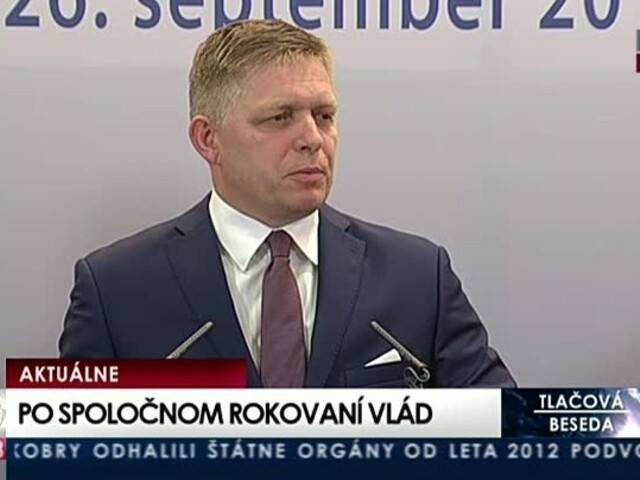 TB R. Fica a B. Sobotku po spoločnom rokovaní vlád