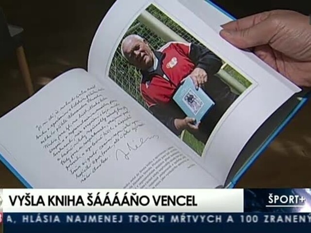 Príbeh legendárneho brankára Šaňa Vencela vyšiel knižne
