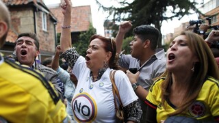 Kolumbijčania neočakávane odmietli mierovú dohodu vlády s rebelmi
